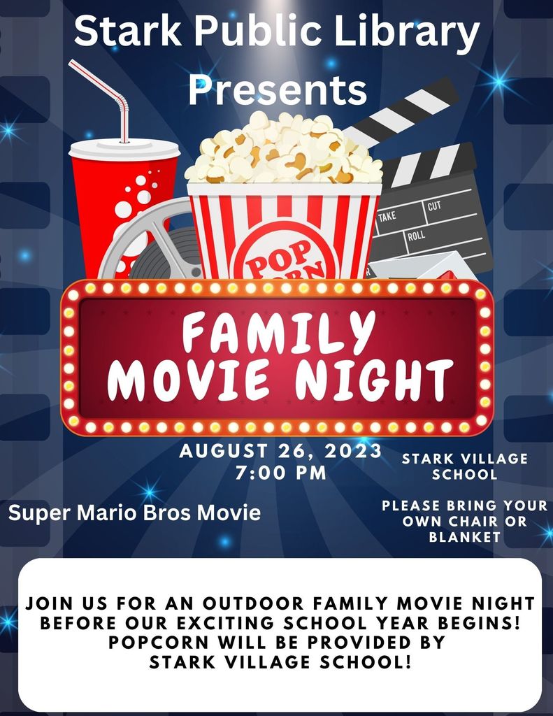 Flyer for Family Movie Night